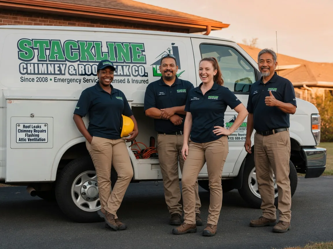 Chimney flashing repair company in Burbank, SD
